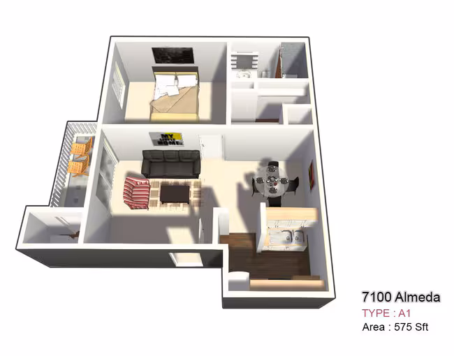 Unit 0504 floor plan